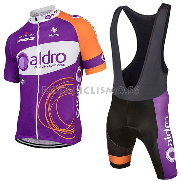 2017 Maillot Aldro tirantes mangas cortas violeta